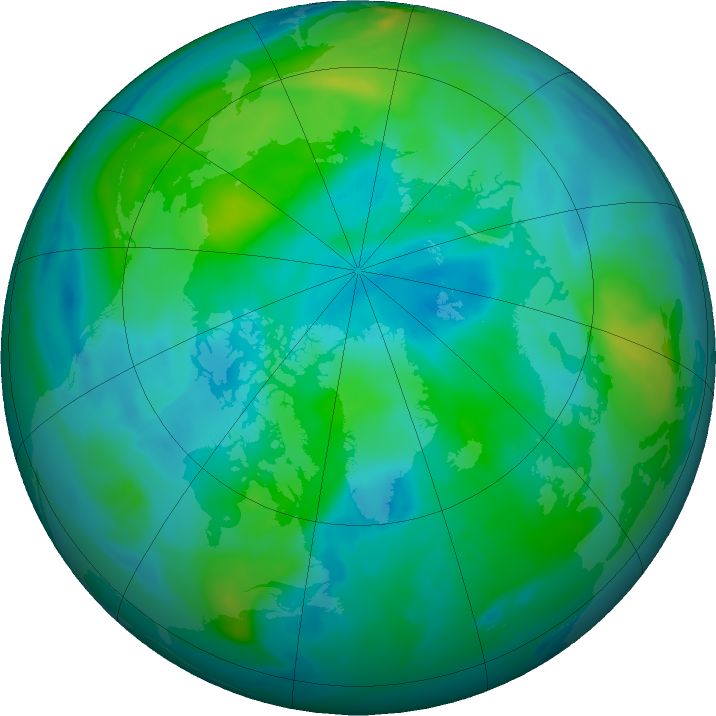 Arctic ozone map for 23 September 2022